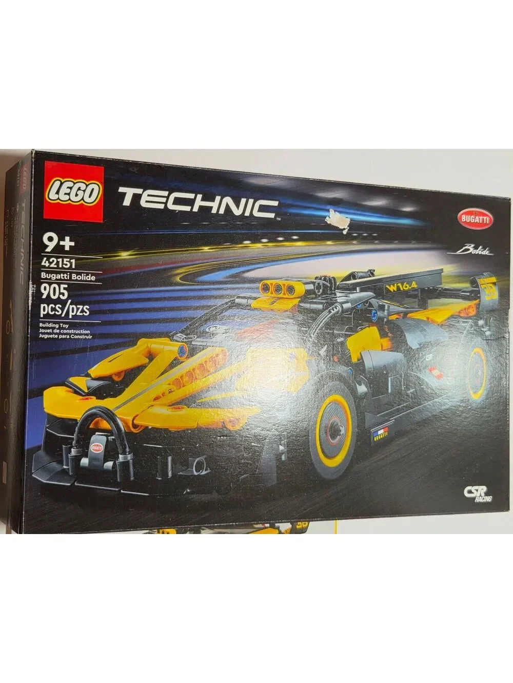 LEGO Technic 42151 Bugatti Bolide - Pre-Assembled with Manual and Extra Pieces
